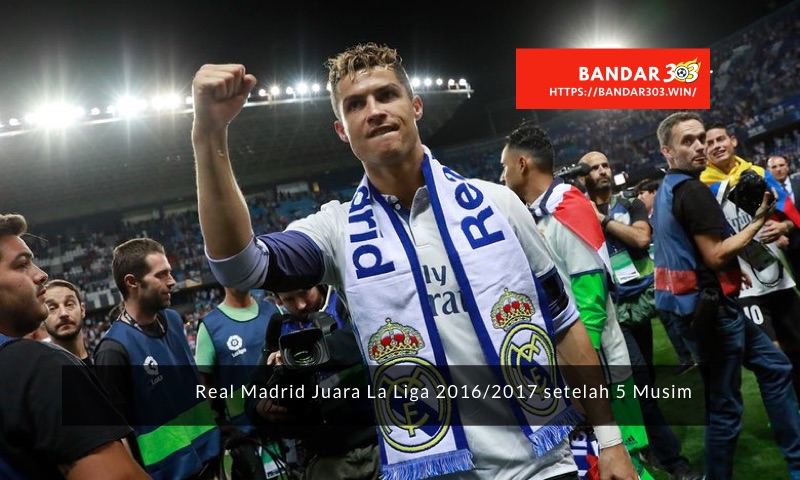 Christiano Ronaldo bawa Real Madrid juara La Liga musim 2016-17